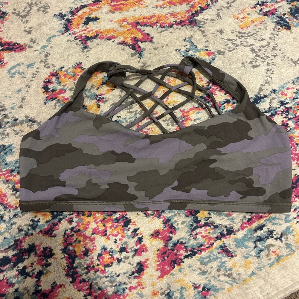 Women's Lululemon Camouflage Sports Bra